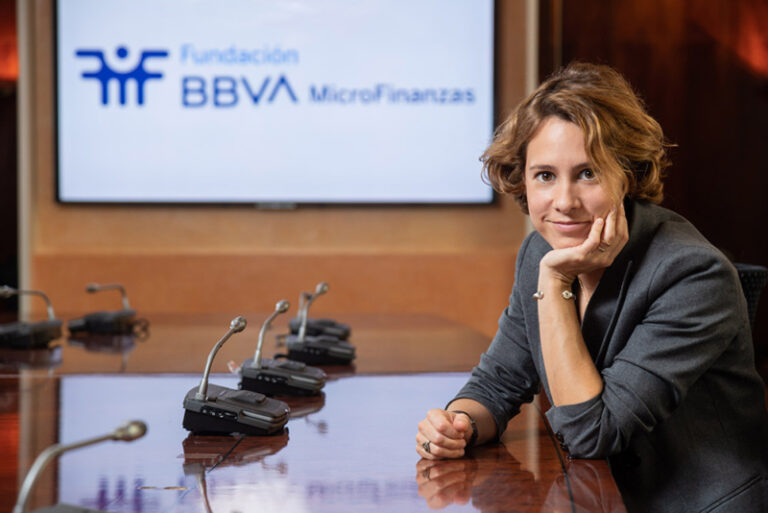 Stephanie García Van Gool, directora de Medición de Impacto y Desarrollo Estratégico FMBBVA