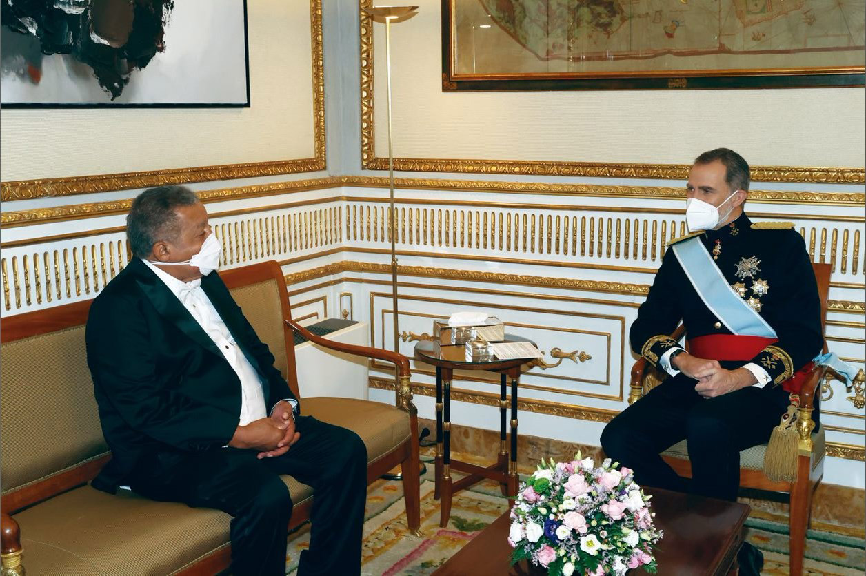 Juan Bolívar Díaz, Embajador de República Dominicana en España junto a S.M. el Rey Don Felipe VI