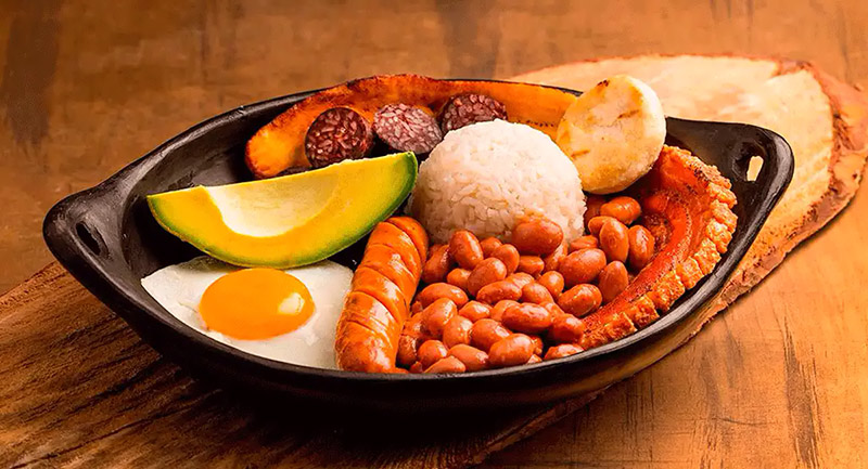 La gastronomía del Caribe, Colombia y su bandeja Paisa