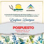 Adompretur pospone Premio Nacional de Periodismo Turístico Epifanio Lantigua 2023