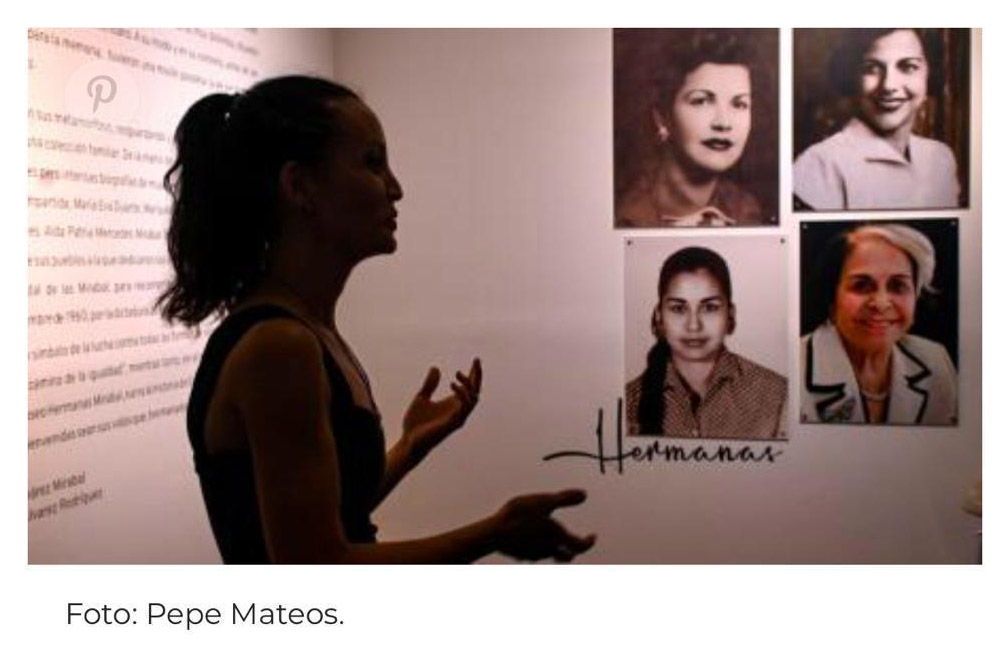 Jimena Coppolino en la exposición Hermanas en el Museo Evita Perón