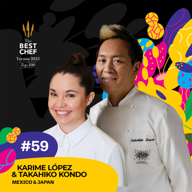 Mejores Chefs del Caribe 2023: Karime López & Takahiko Kondo
