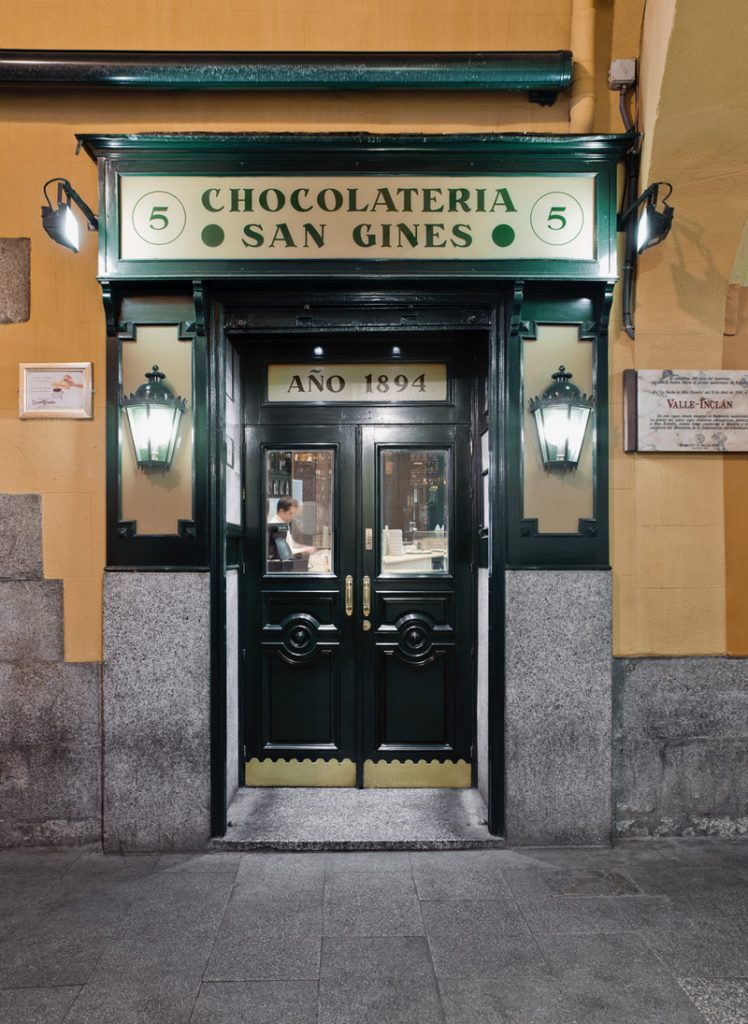 CHOCOLATERÍAS SAN GINÉS. Madrid