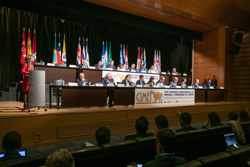 IFEMA MADRID ha acogido hoy, víspera de la inauguración de FITUR 2024, la XXVII Conferencia Iberoamericana de Ministros y Empresarios de Turismo, CIMET 2024