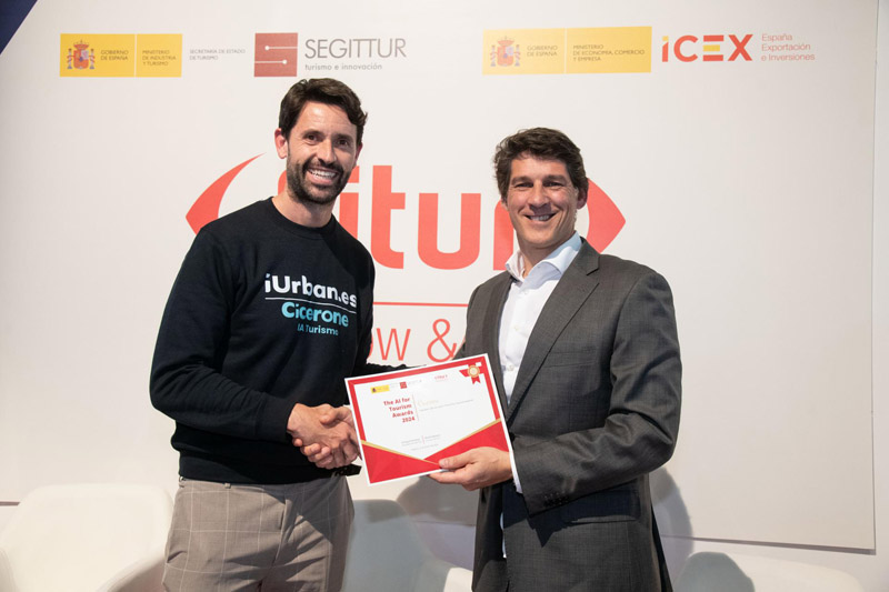 Cicerone gana el concurso “The AI for Tourism Awards 2024”