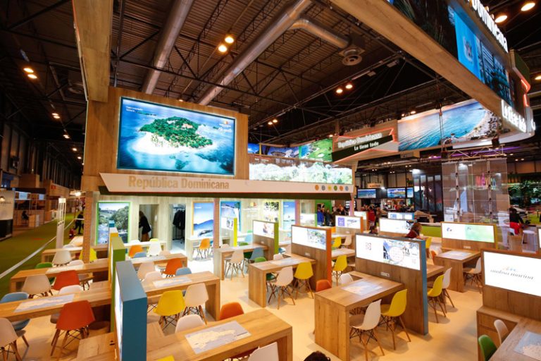 Estand de la República Dominicana en una pasada edición de la FITUR