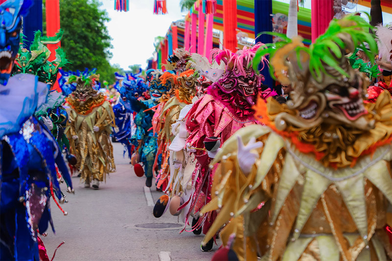 Los 3 caras. Carnaval de Punta Cana 2024