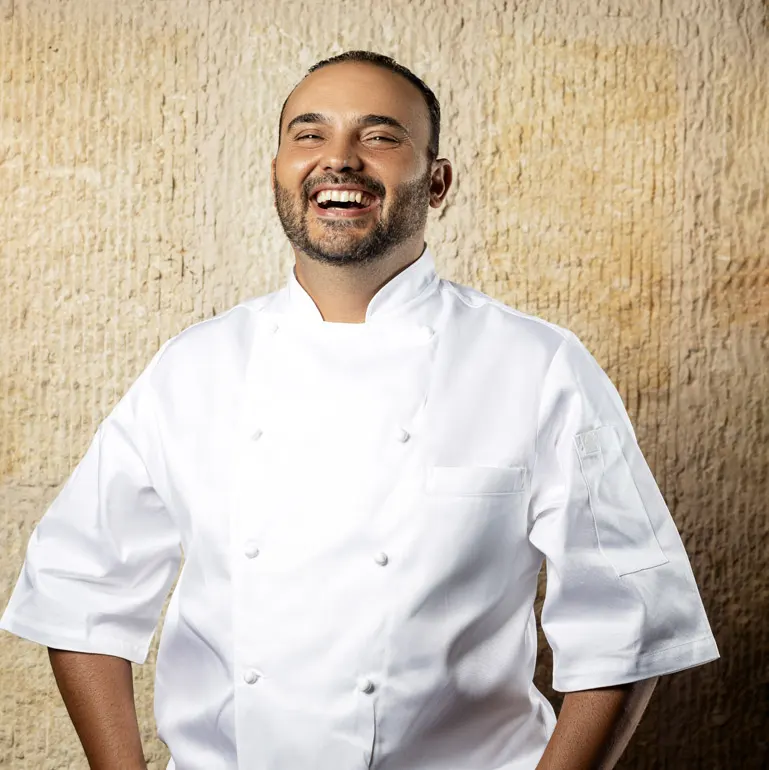 Saverio Stassi, propietario y chef del restaurante Ajualä