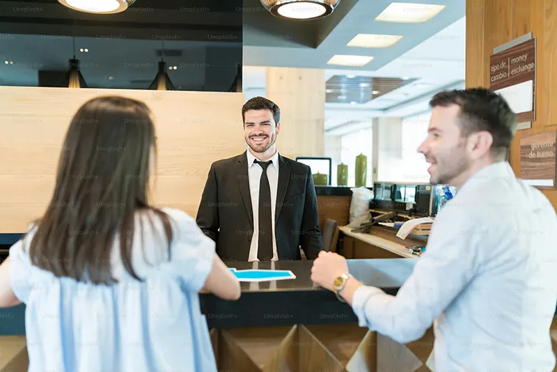 Recepcionista de hotel