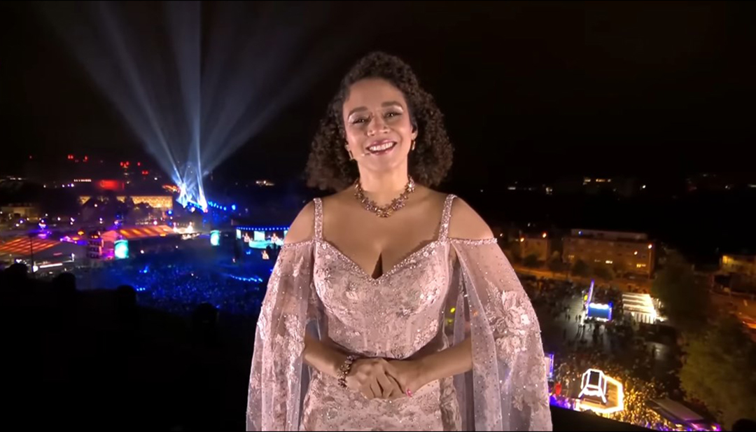 Stephany Ortega singing for the Grand Duke of Luxembourg