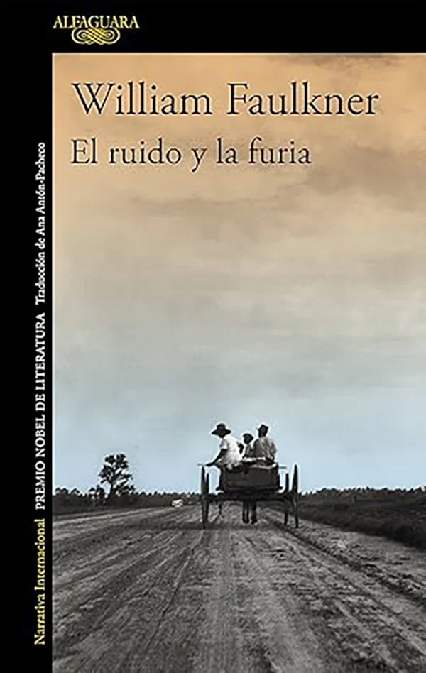 Portada de "El ruido y la furia" de William Faulkner