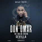 Don Omar El Rey del Reggaetón actuará el 18 de julio de 2026 en Sevilla