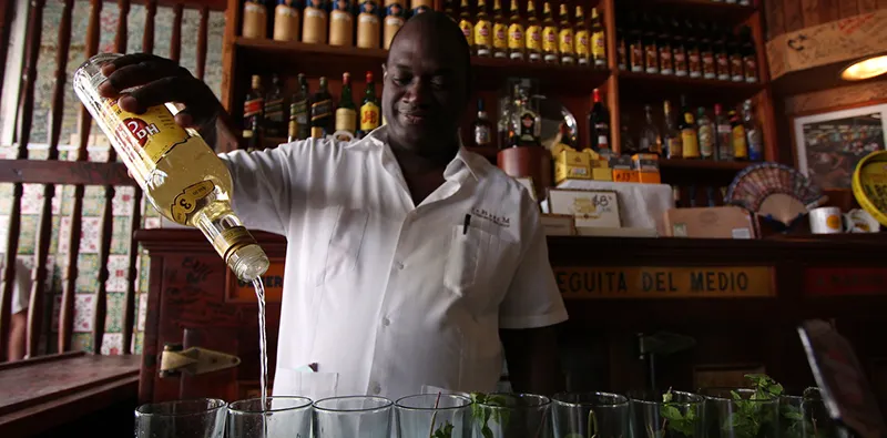 Mojitos de Bodeguita del Medio La Habana