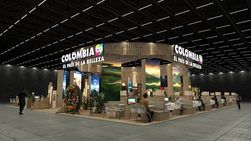 Mujeres caficultoras, comunidades indígenas y territorios hacen parte de la narrativa del stand de Colombia, El País de la Belleza, en FITUR 2026.