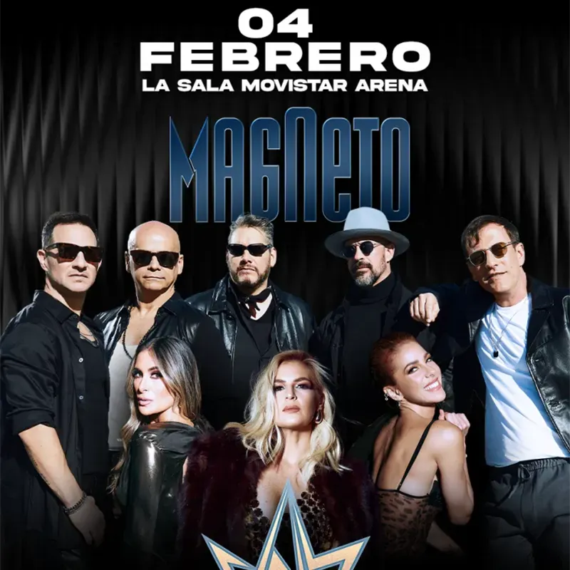 Magneto regresa a España con un concierto exclusivo en sala Movistar Arena junto a leyendas del pop mexicano JNS