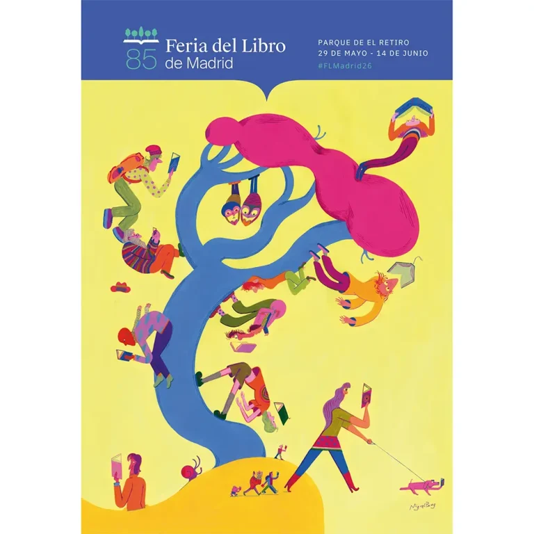 Cartel de la 85.ª de la Feria del Libro