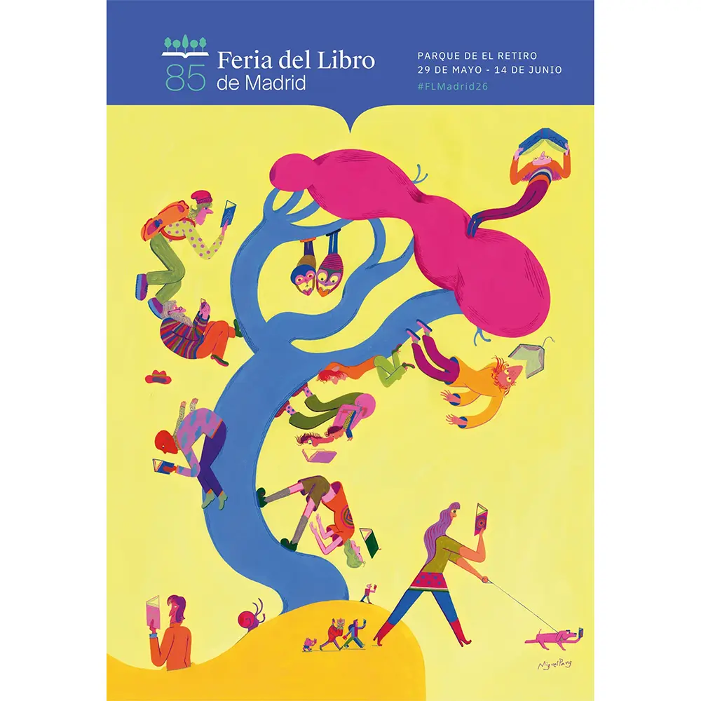 Cartel de la 85.ª de la Feria del Libro