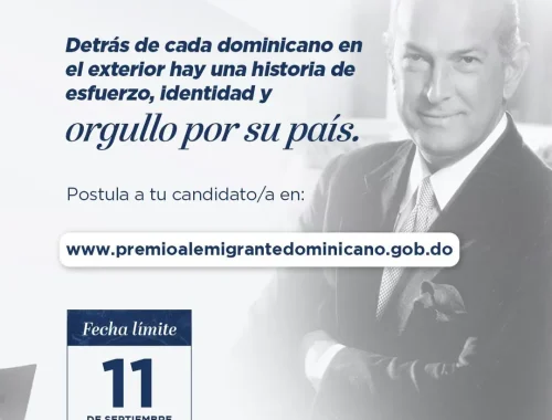 Abren convocatoria para la VIII edición del Premio al Emigrante Dominicano Sr. Oscar de la Renta 2026
