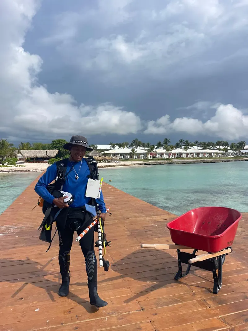 Fausto Guerrero, pescador